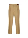 Gucci Trousers In Toast/mix