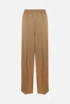 Gucci Gg Jacquard Pants In Vintage Camel