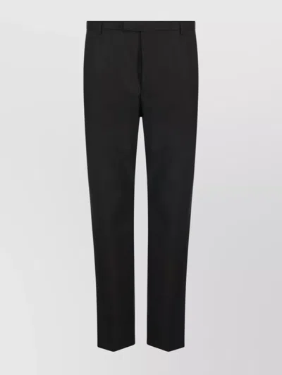Gucci Trousers With Back Pockets And Belt Loops In Black
