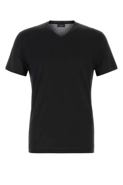 Gucci Black Stretch Jersey T-shirt