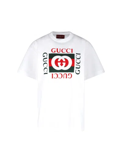 Gucci T-shirt "gg" In White