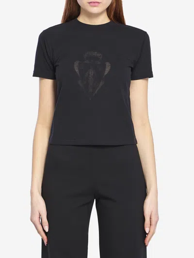 Gucci Cotton Jersey Tshirt In Black