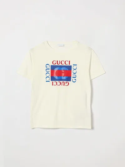 Gucci T-shirt Kids In Gold