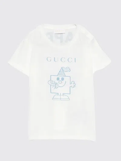 Gucci Babies'  T-shirt Kids In White