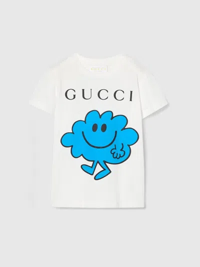 Gucci Babies'  T-shirt Kids In White