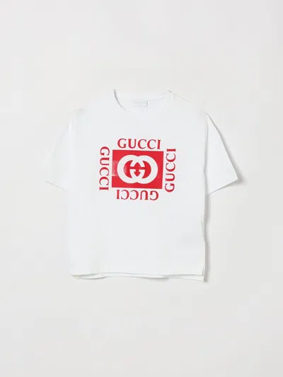 Gucci T-shirt Kids In White