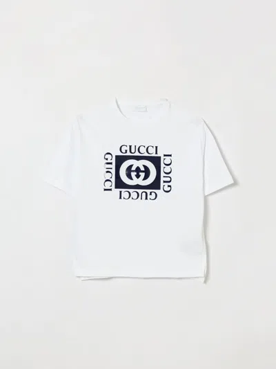 Gucci T-shirt Kids In White