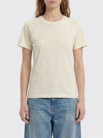 Gucci T-shirt Woman  In White