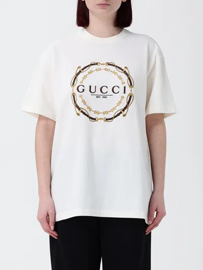 Gucci T-shirt Woman  In White