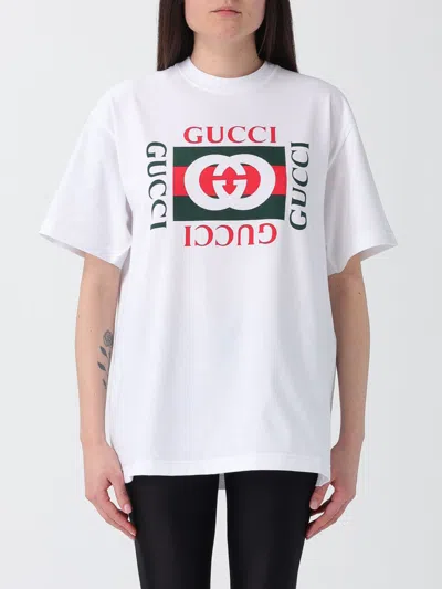 Gucci T-shirt Woman  In White