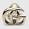 Gucci Tuchring Mit Doppel G In Gold