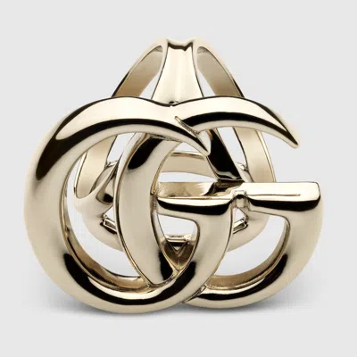 Gucci Tuchring Mit Doppel G In Gold