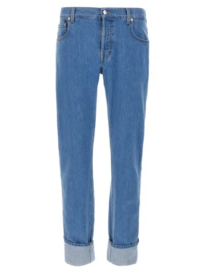 Gucci Turn Up Jeans Blue