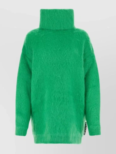 GUCCI TURTLENECK MOHAIR BLEND DRESS