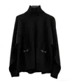 Gucci Wool And Cashmere Turtle-neck Jumper In Black