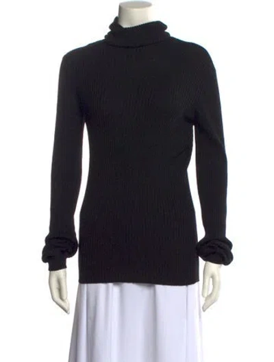 Pre-owned Gucci Turtleneck Sweater In Black
