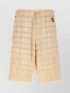 Gucci Tweed Bermuda Shorts Contrast Band