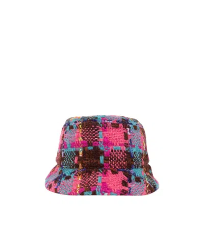 Gucci Tweed Bucket Hat In Multi