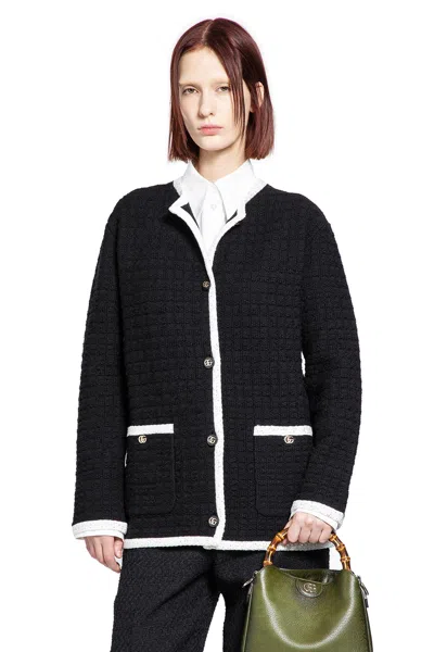 Gucci Tweed Cardigan In Multi