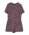 Gucci Tweed Jumpsuit In Pink