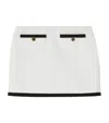 Gucci Cotton Tweed Skirt In White