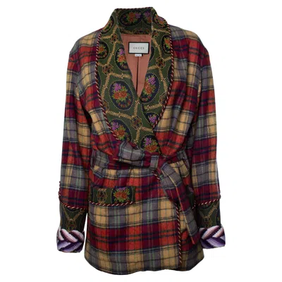 Pre-owned Gucci , Tweed Robe. The Item Is In Very Good Condition. In Black