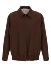 Gucci Wool Bomber-style Jacket In Brown