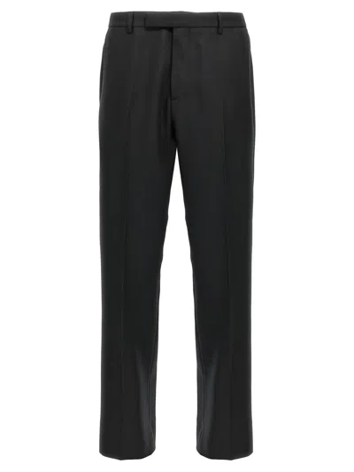 Gucci Tailored Twill Trousers In Black