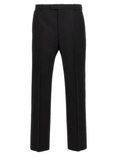 Gucci Twill Pants Black In Animal Print