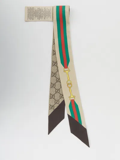 Gucci Twilly In Silk In Neutral