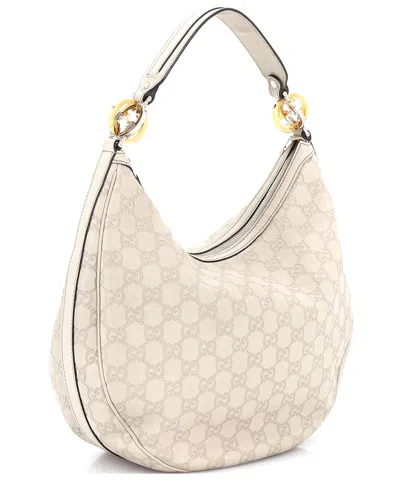 Gucci Twins Hobo Ssima Leather Medium (authentic Pre-loved)