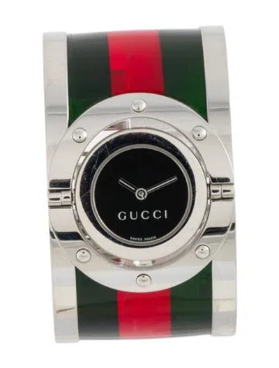 Pre-owned Gucci Twirl Watch, 23mm In Multicolor