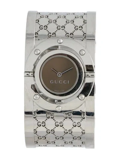 Pre-owned Gucci Twirl Watch, 33mm In Multi