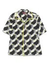 Gucci Printed Light Cotton Poplin Shirt In Black  
