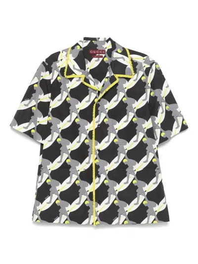 GUCCI `TWISTED SURF ON POP` PRINT SHIRT