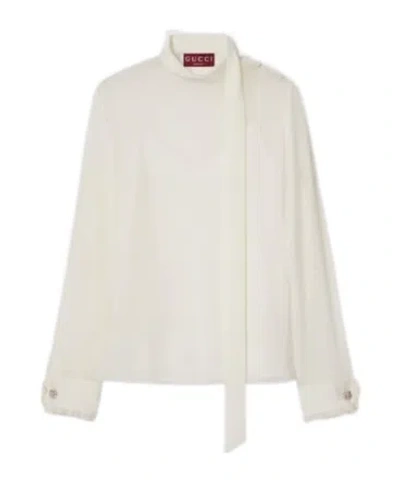 Gucci Two-piece Long-sleeved Shirt In White