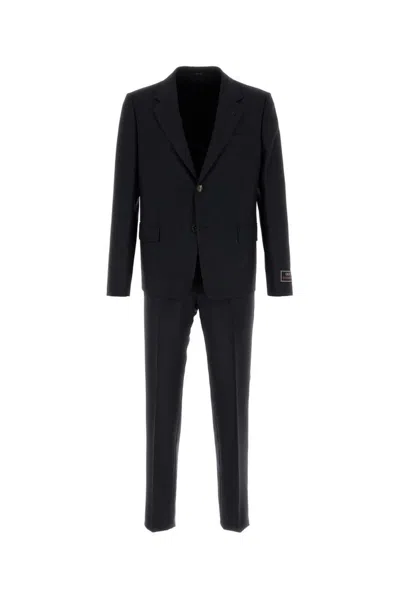 Gucci Two Piece Tailored Suit In Blue