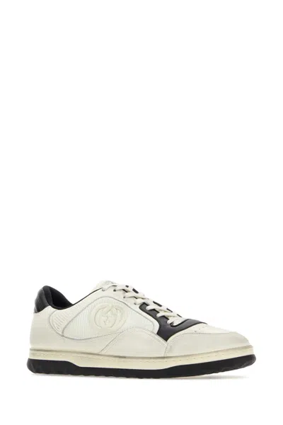 Gucci Two-tone Fabric And Leather Mac80 Sneakers In Ofwhinerowowo