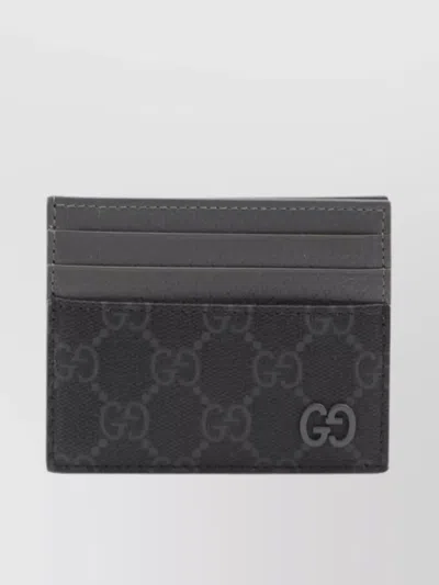 Gucci Two-tone Gg Canvas Cardholder