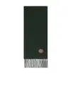 Gucci Two-tone Reversible Cashmere Scarf In Black