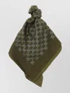 Gucci Two-tone Square Scarf Accessory In Green