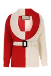 Gucci Multicolor Two-tone Belted Jumper