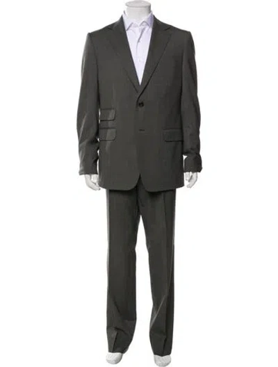 Pre-owned Gucci Two-piece Suit In Gray