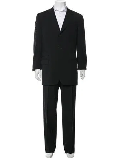Pre-owned Gucci Two-piece Suit Vest In Black