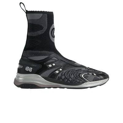 Pre-owned Gucci Ultrapace R Mid 'black Grey'