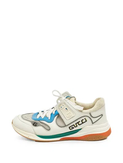 Pre-owned Gucci Ultrapace Sneakers In White