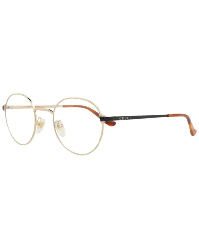 Gucci Unisex 47mm Optical Frames In Gold