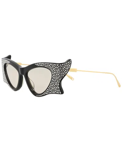 Gucci Unisex 54mm Sunglasses In Metallic