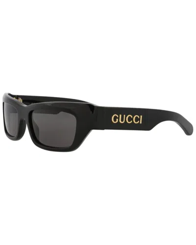 Gucci Unisex 55mm Sunglasses In Black