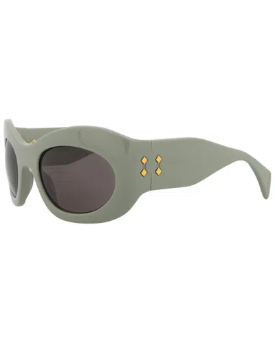Gucci Unisex 55mm Sunglasses In Green